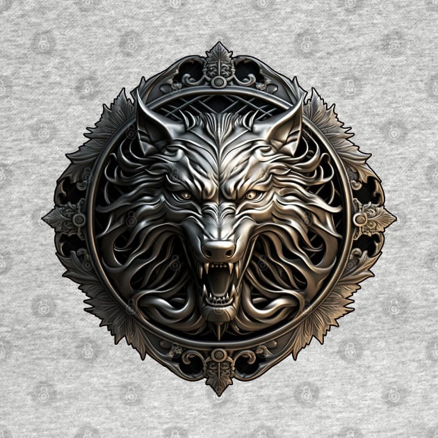 School of the Wolf medallion by MaxDeSanje 